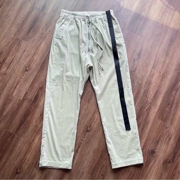 RICK OWENS DRKSHDW Geth Bela Bella Corduroy Pants XL Pearl - Picture 3 of 17